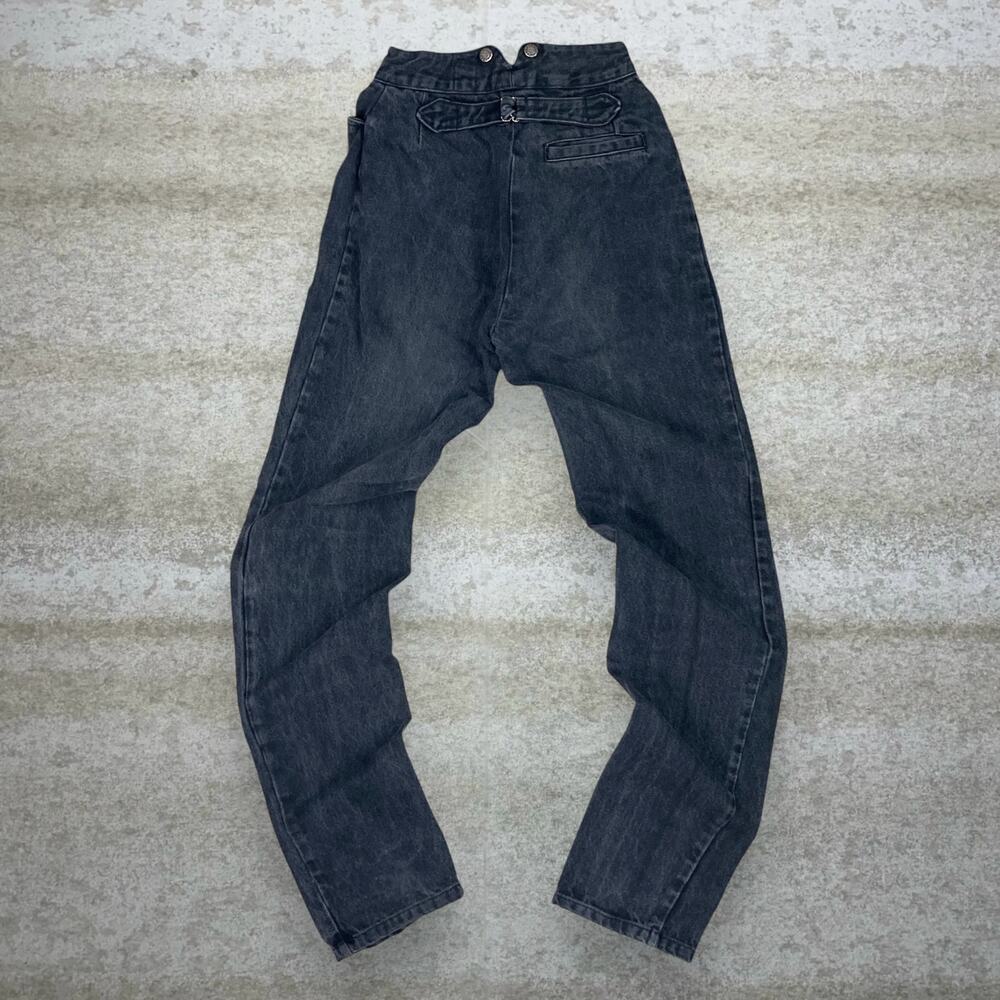 Vintage 90s Western Outfitters Jeans Womens 10 Regular Tapered Black Buckleback
